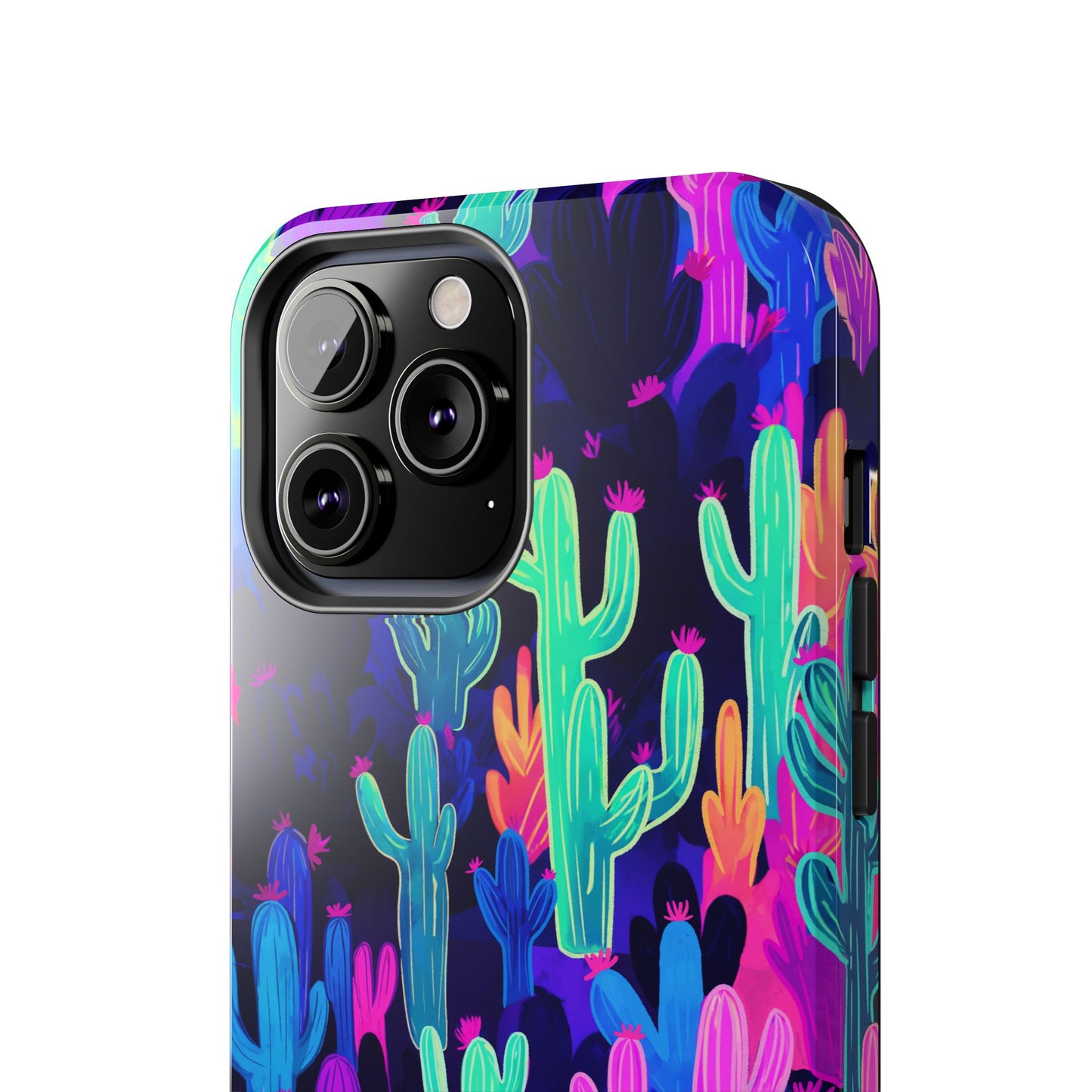 Neon Desert Magic: Electric Cactus Tough Case