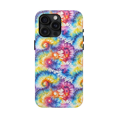 Rainbow Prism Tie-Dye: Bold & Vibrant Tough Case