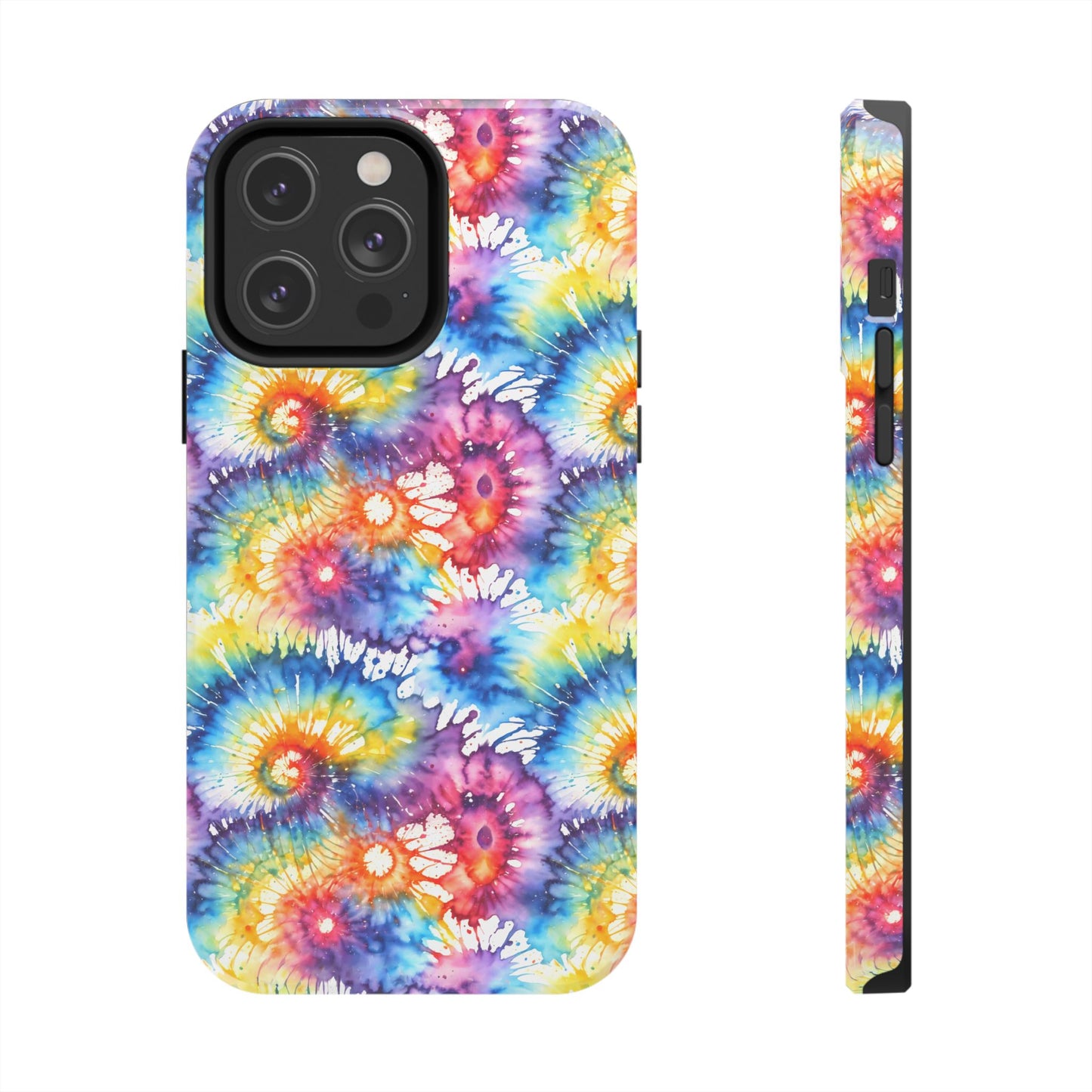 Rainbow Prism Tie-Dye: Bold & Vibrant Tough Case