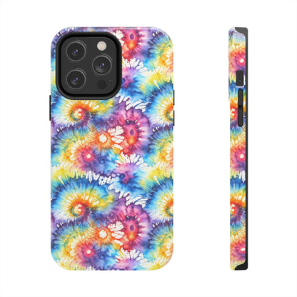 Rainbow Prism Tie-Dye: Bold & Vibrant Tough Case