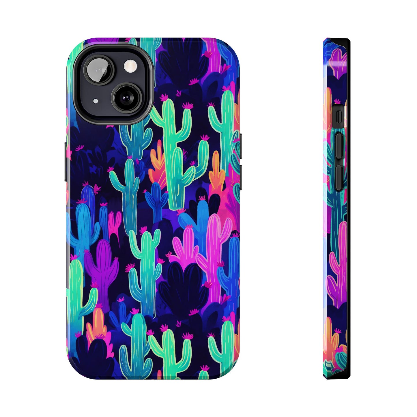 Neon Desert Magic: Electric Cactus Tough Case