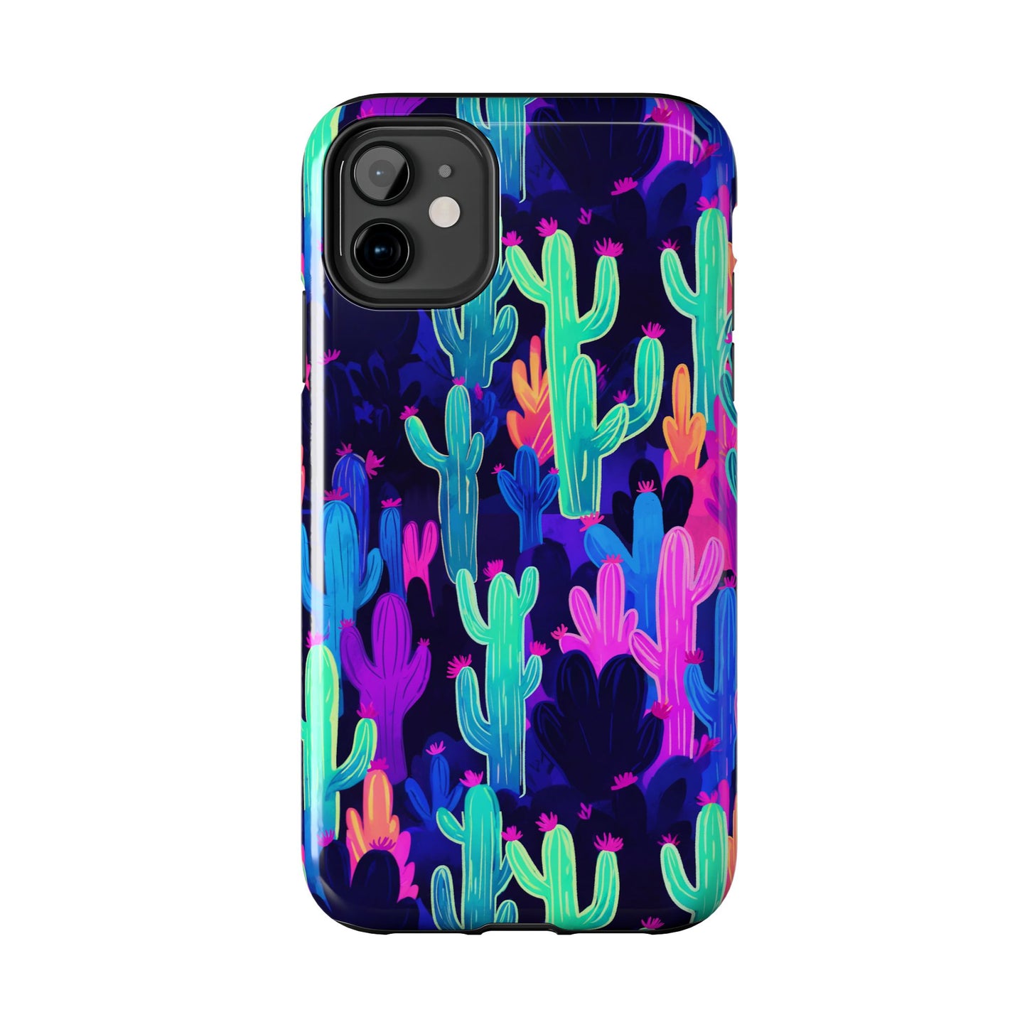 Neon Desert Magic: Electric Cactus Tough Case