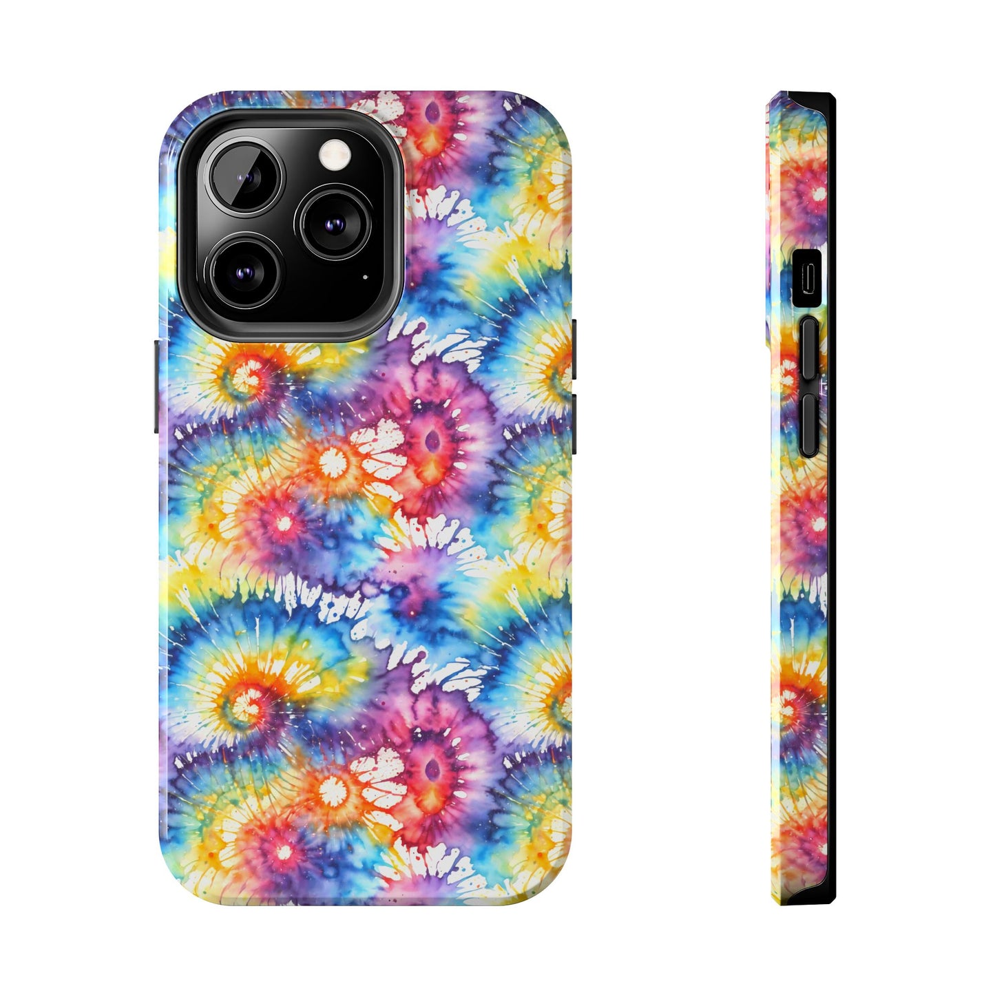 Rainbow Prism Tie-Dye: Bold & Vibrant Tough Case