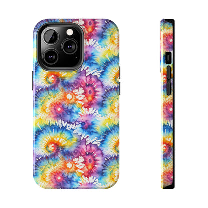 Rainbow Prism Tie-Dye: Bold & Vibrant Tough Case