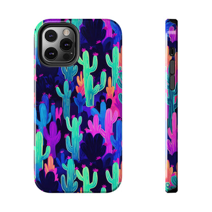 Neon Desert Magic: Electric Cactus Tough Case