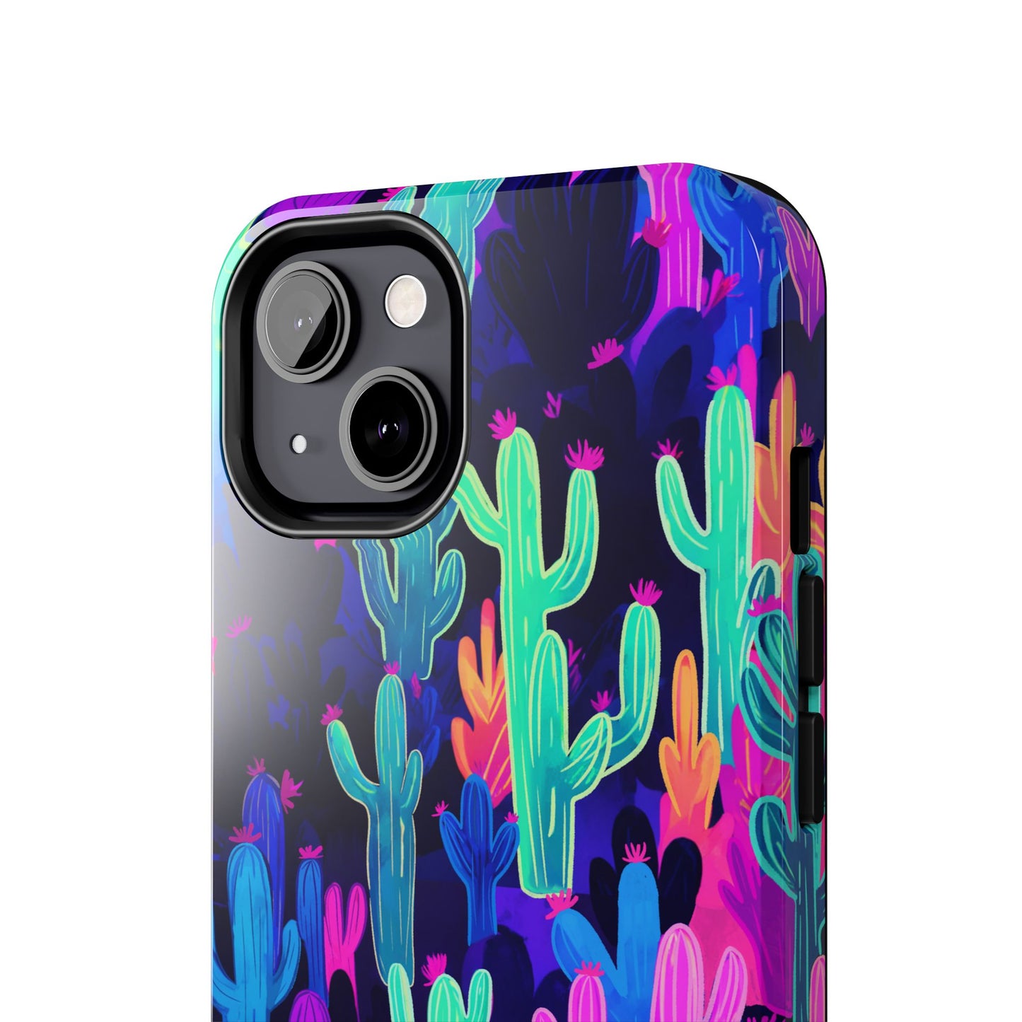 Neon Desert Magic: Electric Cactus Tough Case
