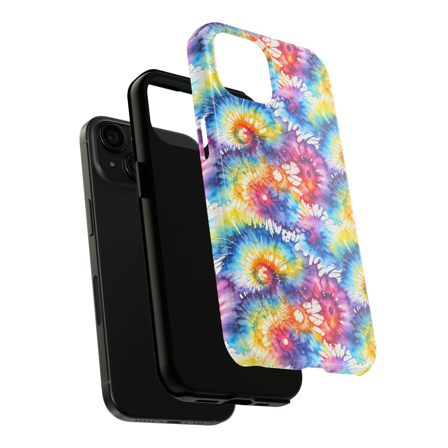 Rainbow Prism Tie-Dye: Bold & Vibrant Tough Case