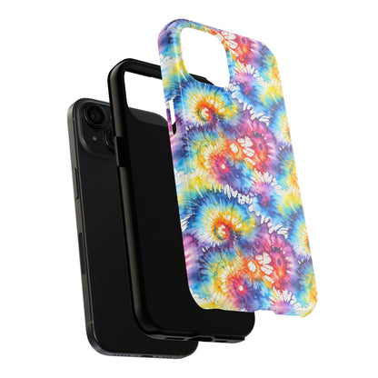 Rainbow Prism Tie-Dye: Bold & Vibrant Tough Case