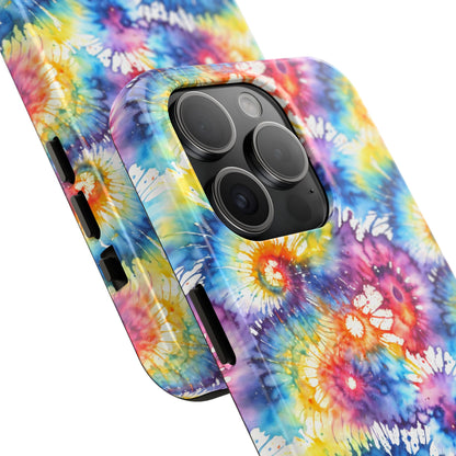 Rainbow Prism Tie-Dye: Bold & Vibrant Tough Case
