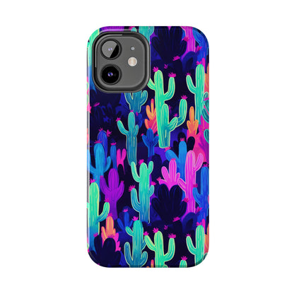 Neon Desert Magic: Electric Cactus Tough Case