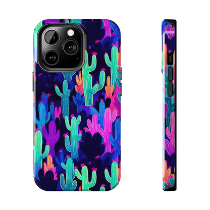 Neon Desert Magic: Electric Cactus Tough Case
