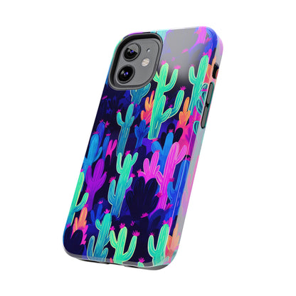 Neon Desert Magic: Electric Cactus Tough Case