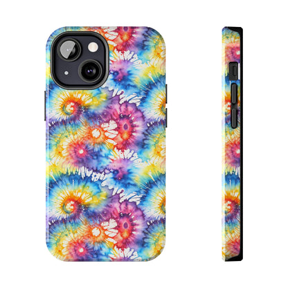 Rainbow Prism Tie-Dye: Bold & Vibrant Tough Case