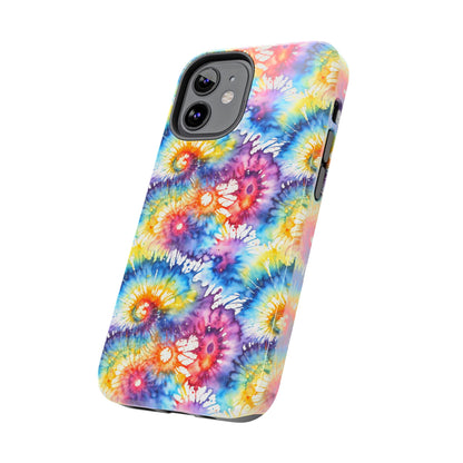 Rainbow Prism Tie-Dye: Bold & Vibrant Tough Case