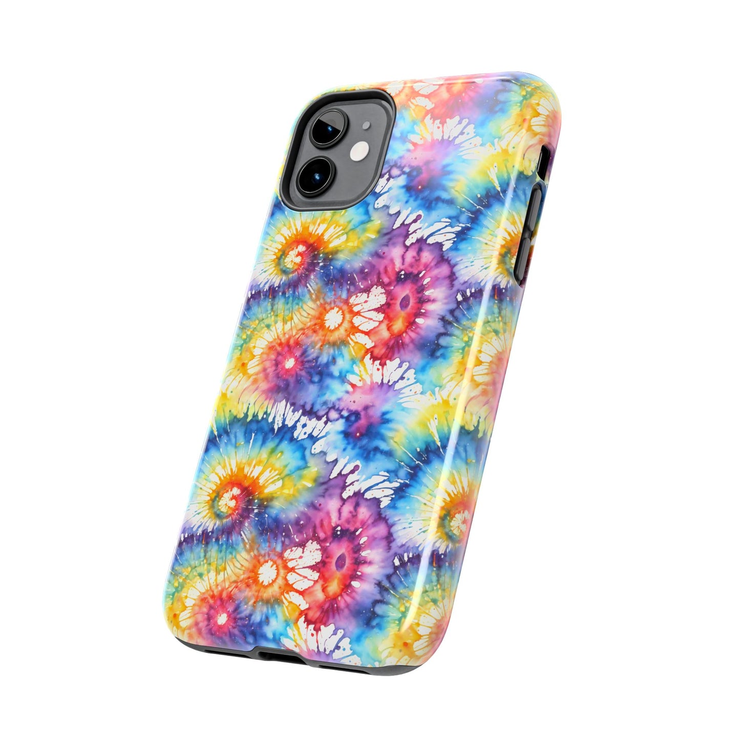 Rainbow Prism Tie-Dye: Bold & Vibrant Tough Case